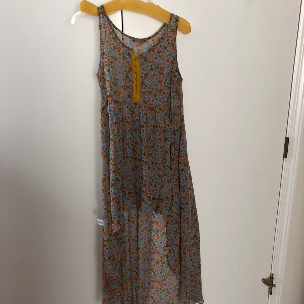 Floral high low